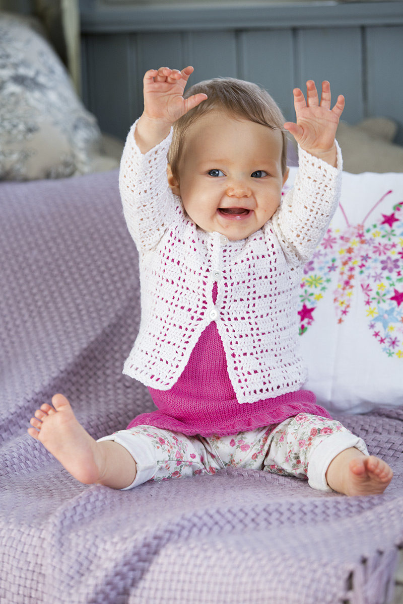 Lana Grossa JACKE Cool Wool Baby FILATI Kids & Babys No. 3 Modell